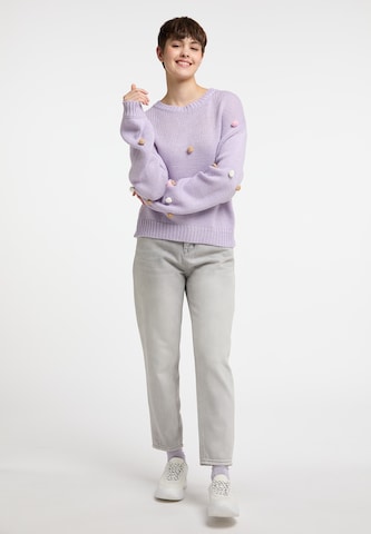 MYMO Pullover 'Nolie' in Lila