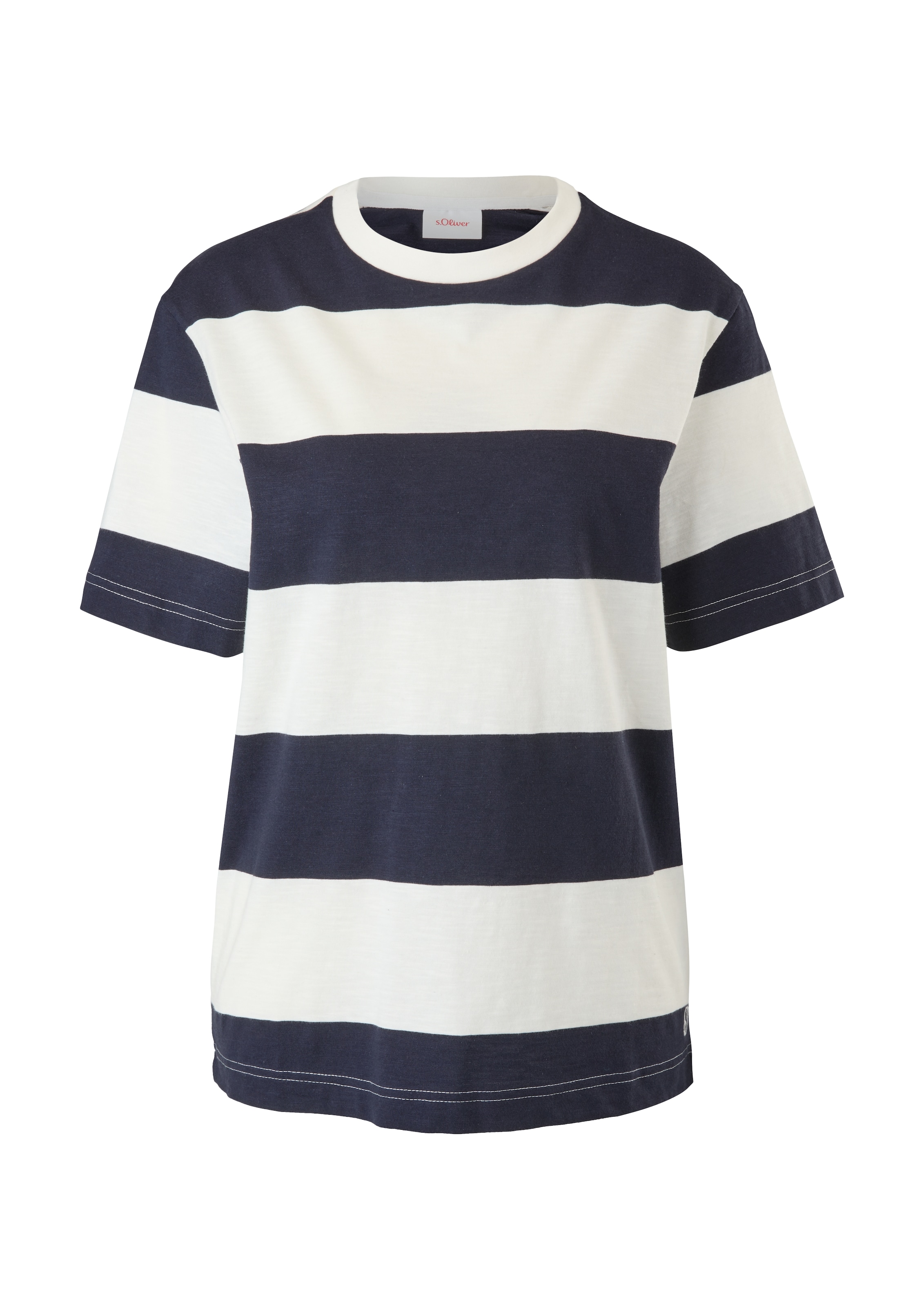 T-Shirt s.Oliver en blanc : devant