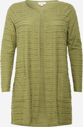 ONLY Carmakoma Cardigan 'ELLY' en olive, Vue avec produit