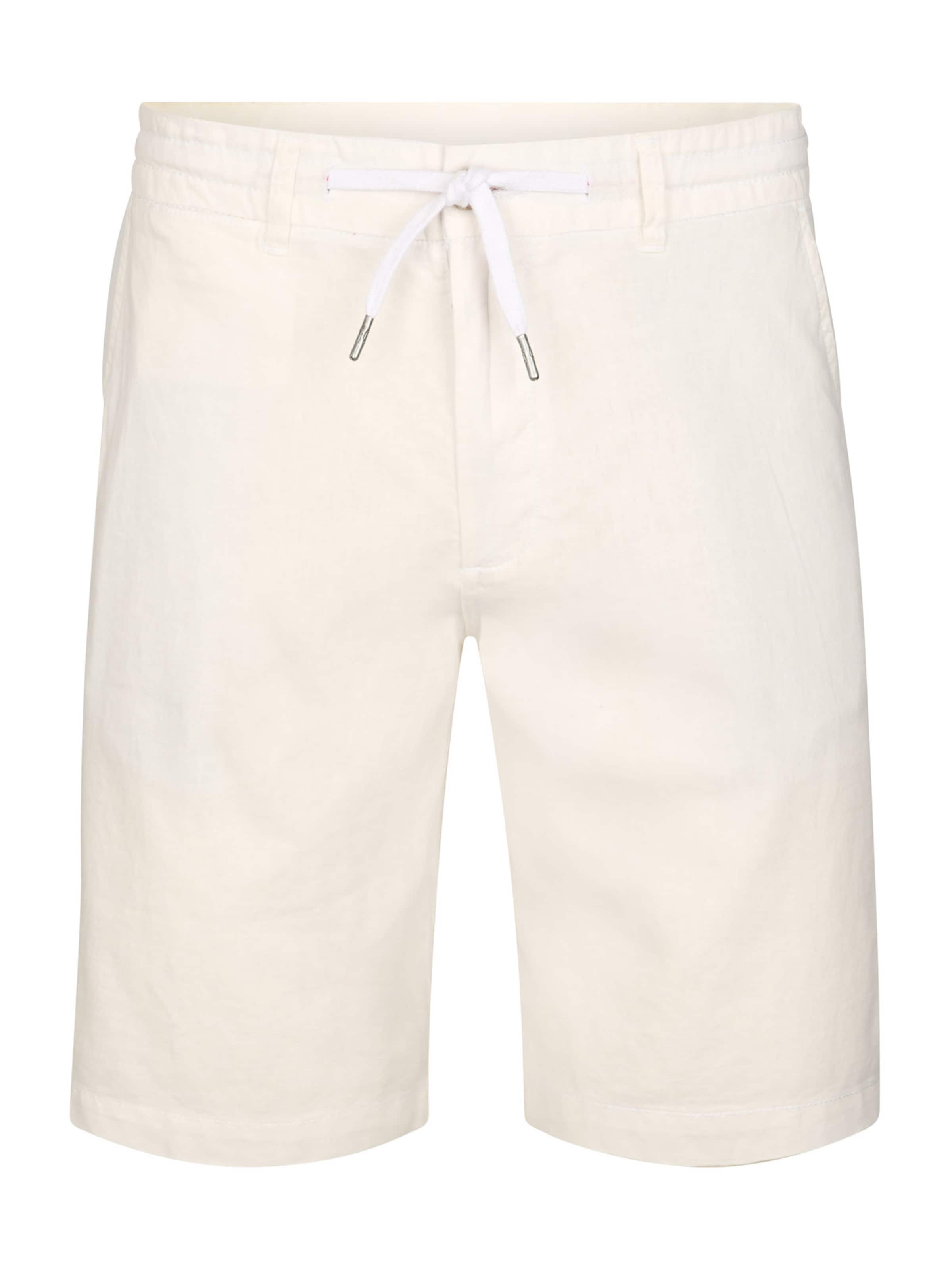 Petrol Industries Regularen Hlače | bela barva: sprednja stran