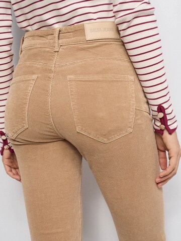 Salsa Jeans Flared Jeans 'Faith' in Beige