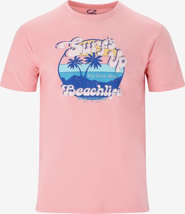 Cruz Shirt 'Beachlife' in Pink: front