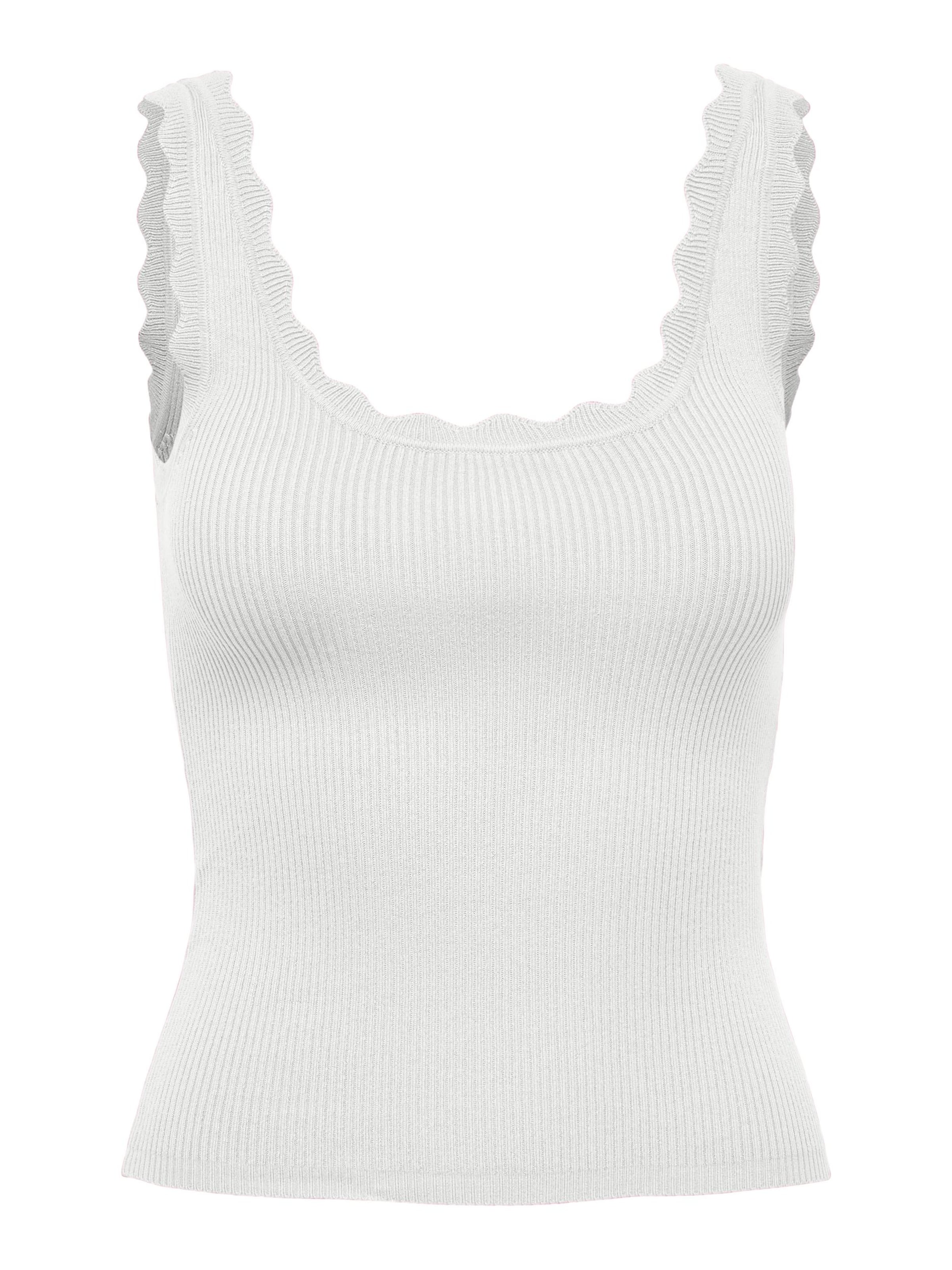 JDY Knitted top 'JDYNanna' in White: front