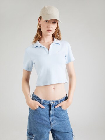 T-shirt 'ESSNTL' Nike Sportswear en bleu : devant