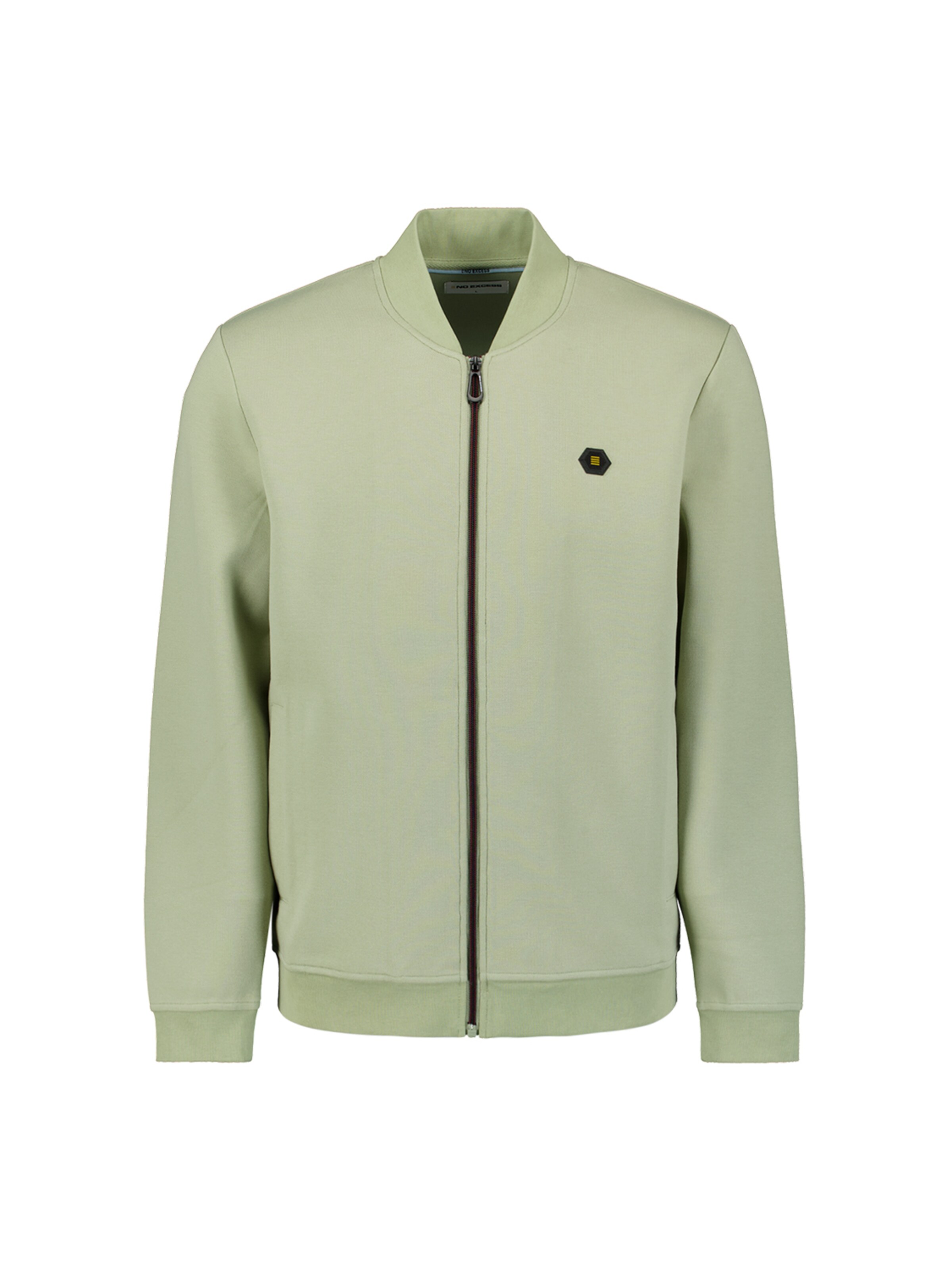 No Excess Sweatvest in Grijs: voorkant