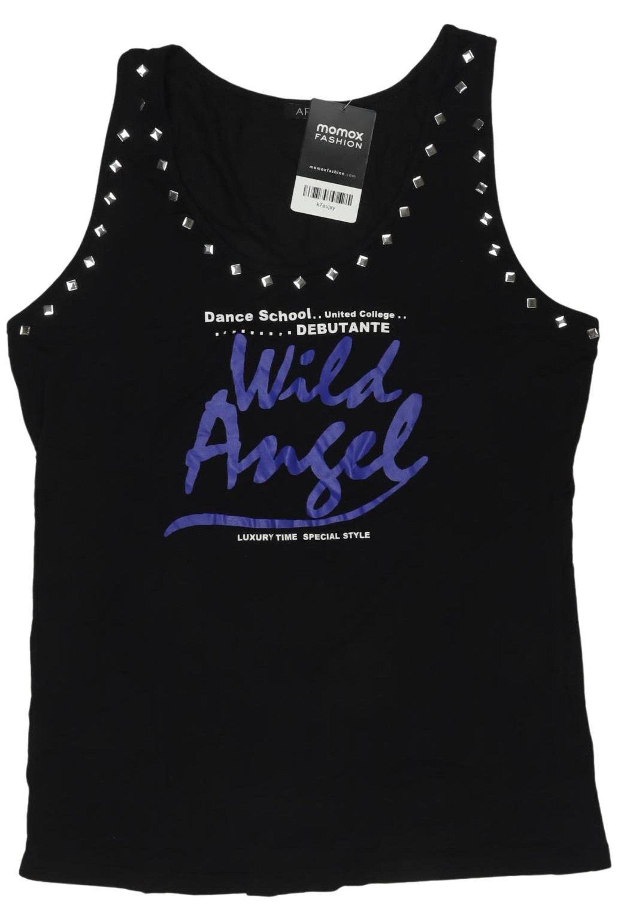 APART Top & Shirt in XXL in Black: front