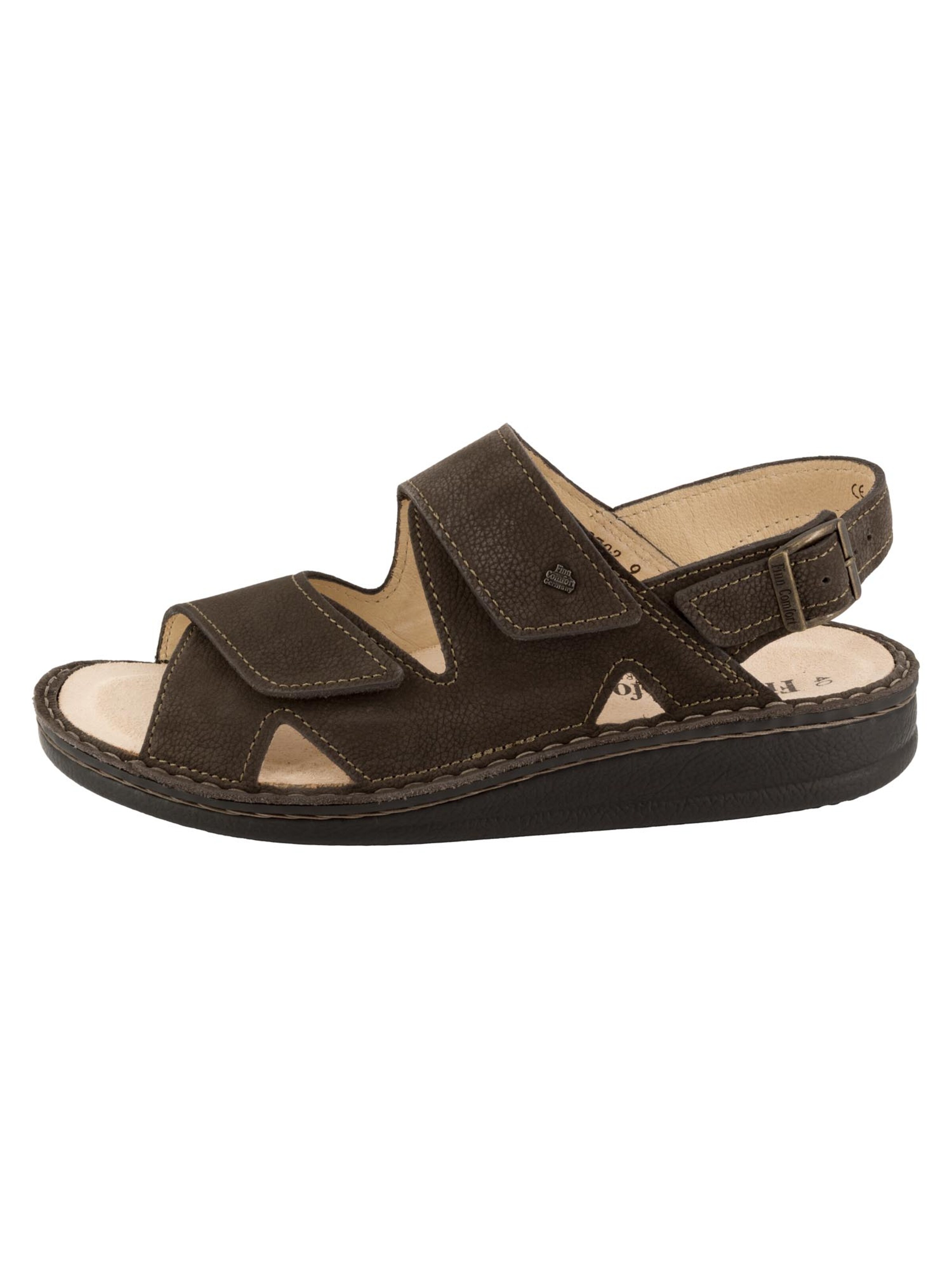 Finn Comfort Sandalen 'Toro-S' in Bruin: voorkant