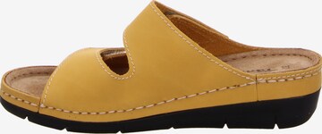 TAMARIS Mules in Yellow