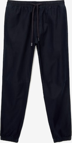 Pull&Bear Tapered Broek in Blauw: voorkant