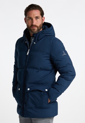 Veste d’hiver 'Pryam' DreiMaster Maritim en bleu : devant