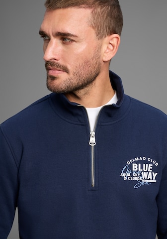 DELMAO Sweatshirt in Blau