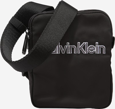 Geantă de umăr Calvin Klein pe gri închis / negru / alb, Vizualizare produs