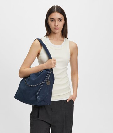 Liebeskind Berlin Shoulder bag in Blue: front
