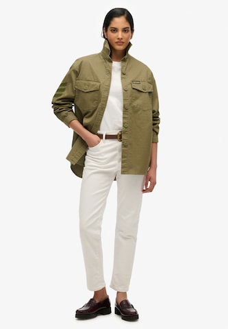 Veste mi-saison Superdry en vert