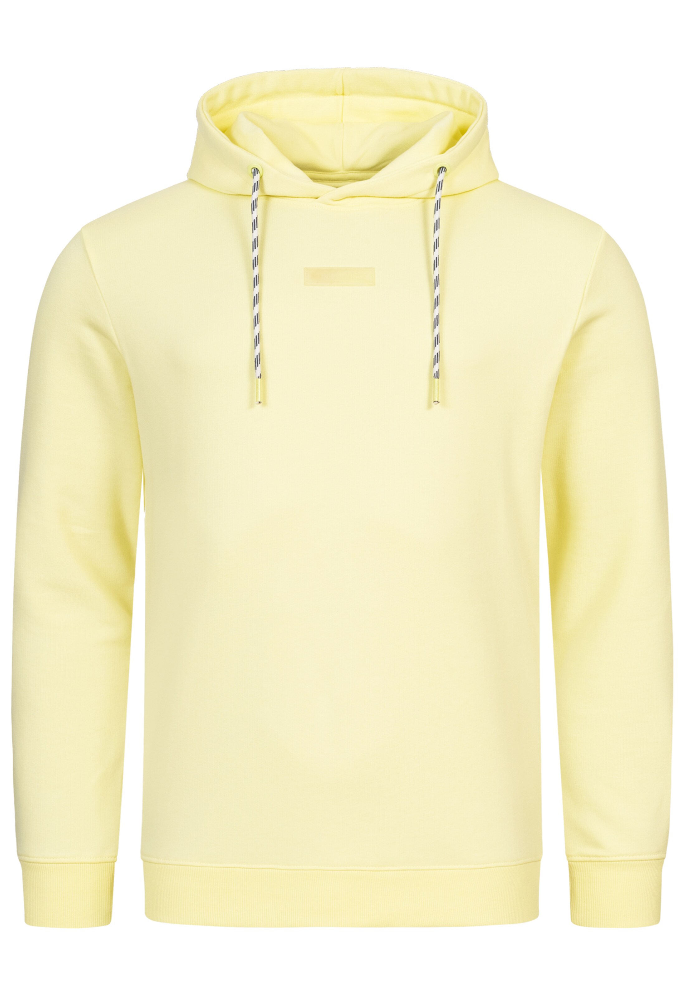 INDICODE JEANS Sweatshirt 'Bentley' in Yellow: front