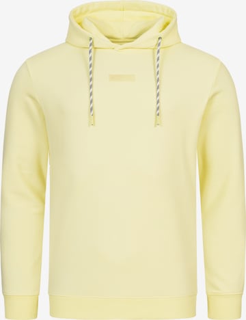 INDICODE JEANS Sweatshirt 'Bentley' in Yellow: front