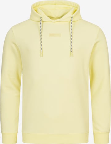 INDICODE JEANS Sweatshirt 'Bentley' in Yellow: front