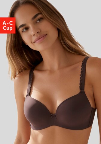 s.Oliver Push-up BH in Braun: Vorderseite