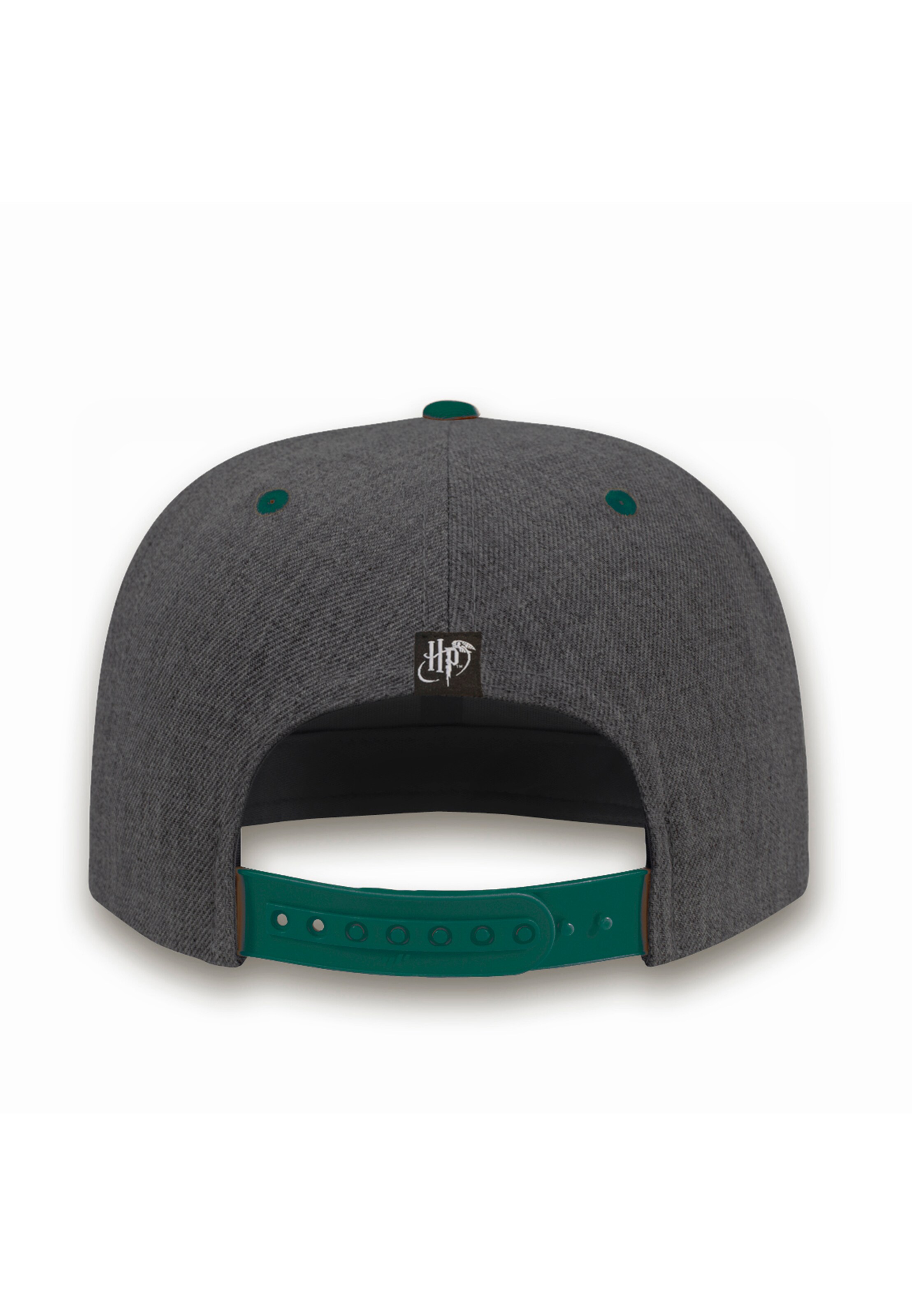 LOGOSHIRT Cap 'Harry Potter – Slytherin' in Grau