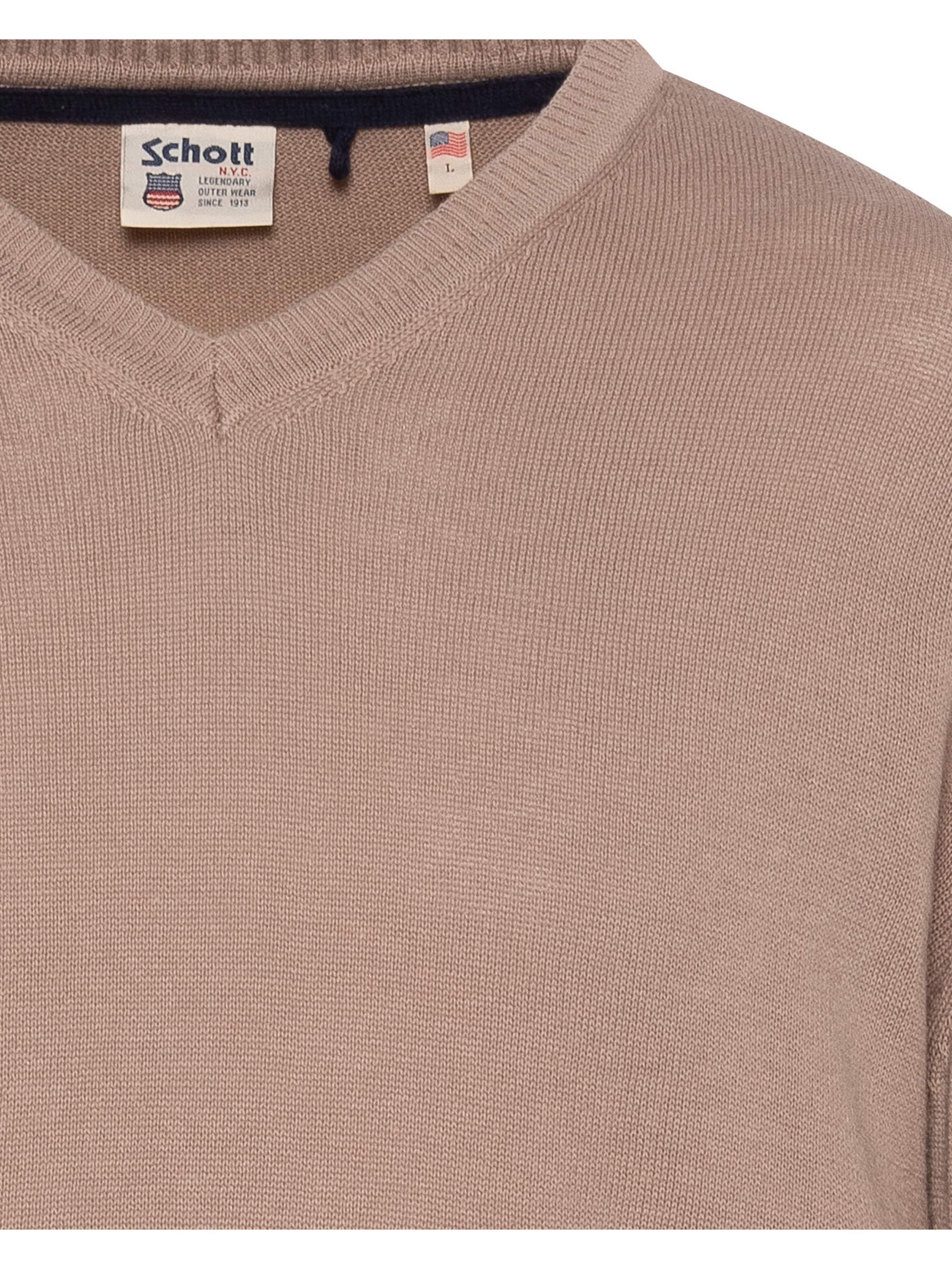 Pull-over Schott NYC en beige