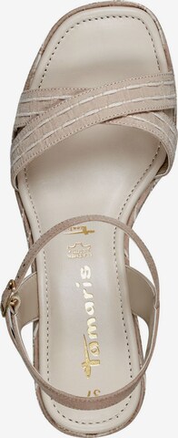 TAMARIS Sandalen met riem in Beige