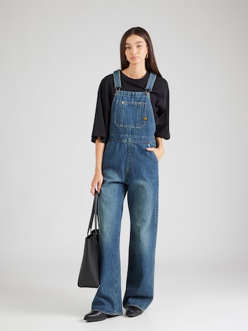 Loosefit Salopette en jean G-STAR en bleu : devant