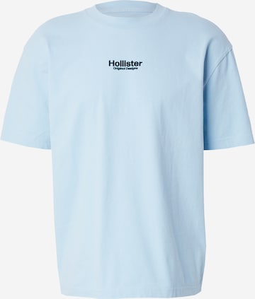 HOLLISTER Tričko – modrá: přední strana