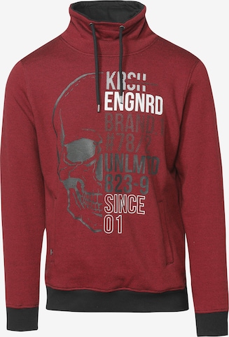 KOROSHI Sweatshirt in Rood: voorkant