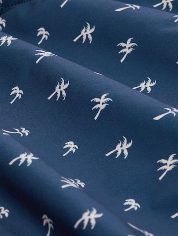 TOM TAILOR DENIM Zwemshorts in Blauw