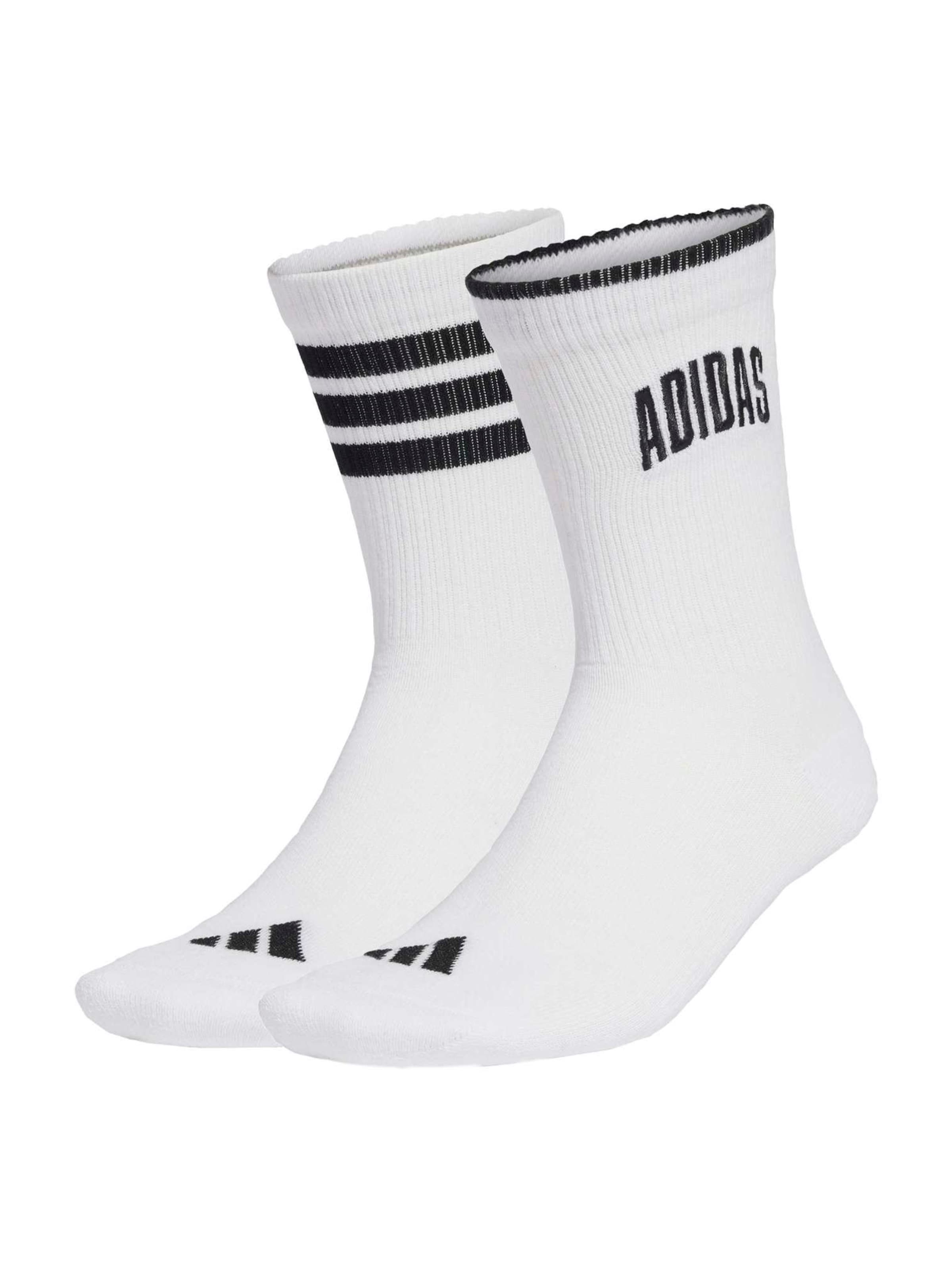 ADIDAS PERFORMANCE Αθλητικές κάλτσες 'STADIUM' σε μαύρο / λευκό, Άποψη προϊόντος