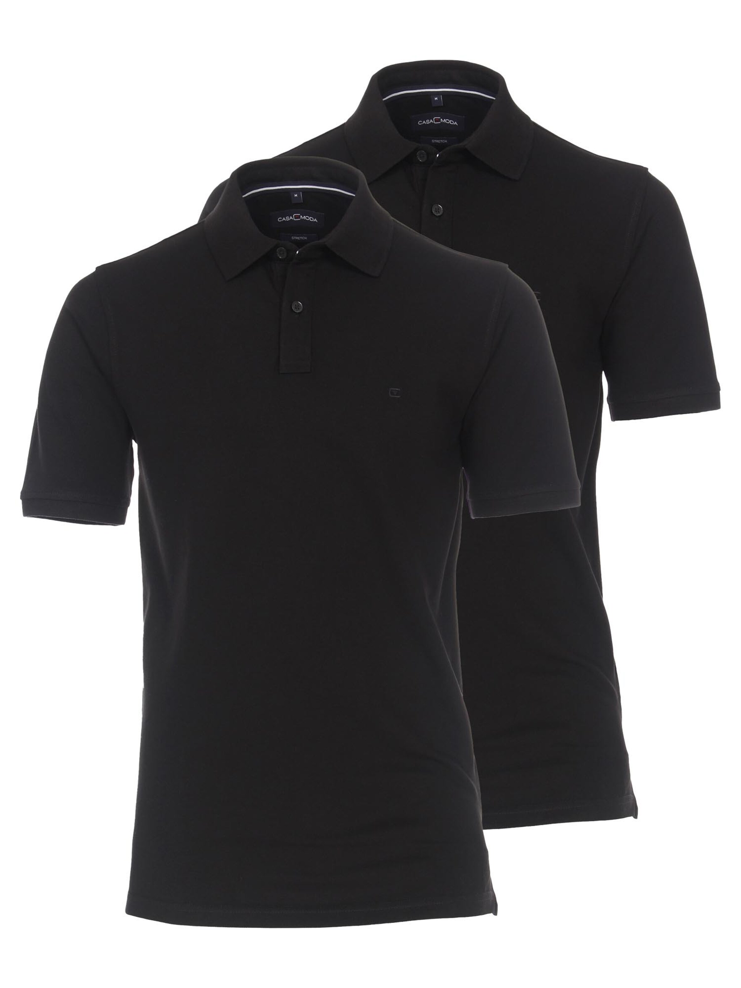 CASAMODA Shirt 'Basic' in Black: front