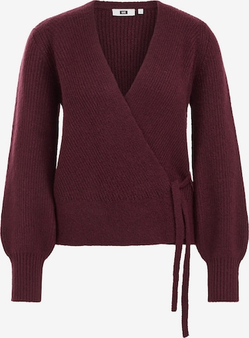 WE Fashion Neuletakki värissä punainen: etupuoli