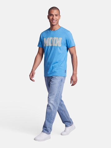 salzhaut Shirt 'Diek - Moin' in Blue: front
