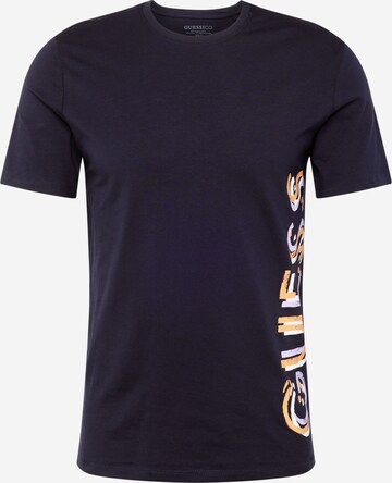 GUESS - Camiseta en azul: frente