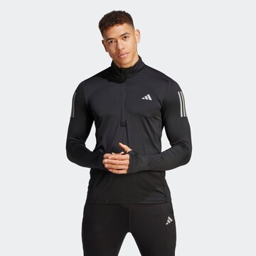 ADIDAS PERFORMANCE Funkční tričko 'Own The Run' – černá: přední strana