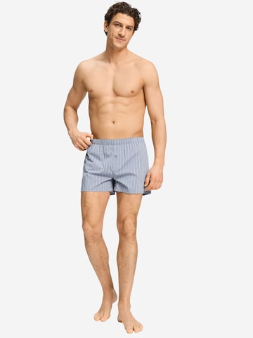 Hanro Boxershorts ' Fancy Woven ' in Blauw