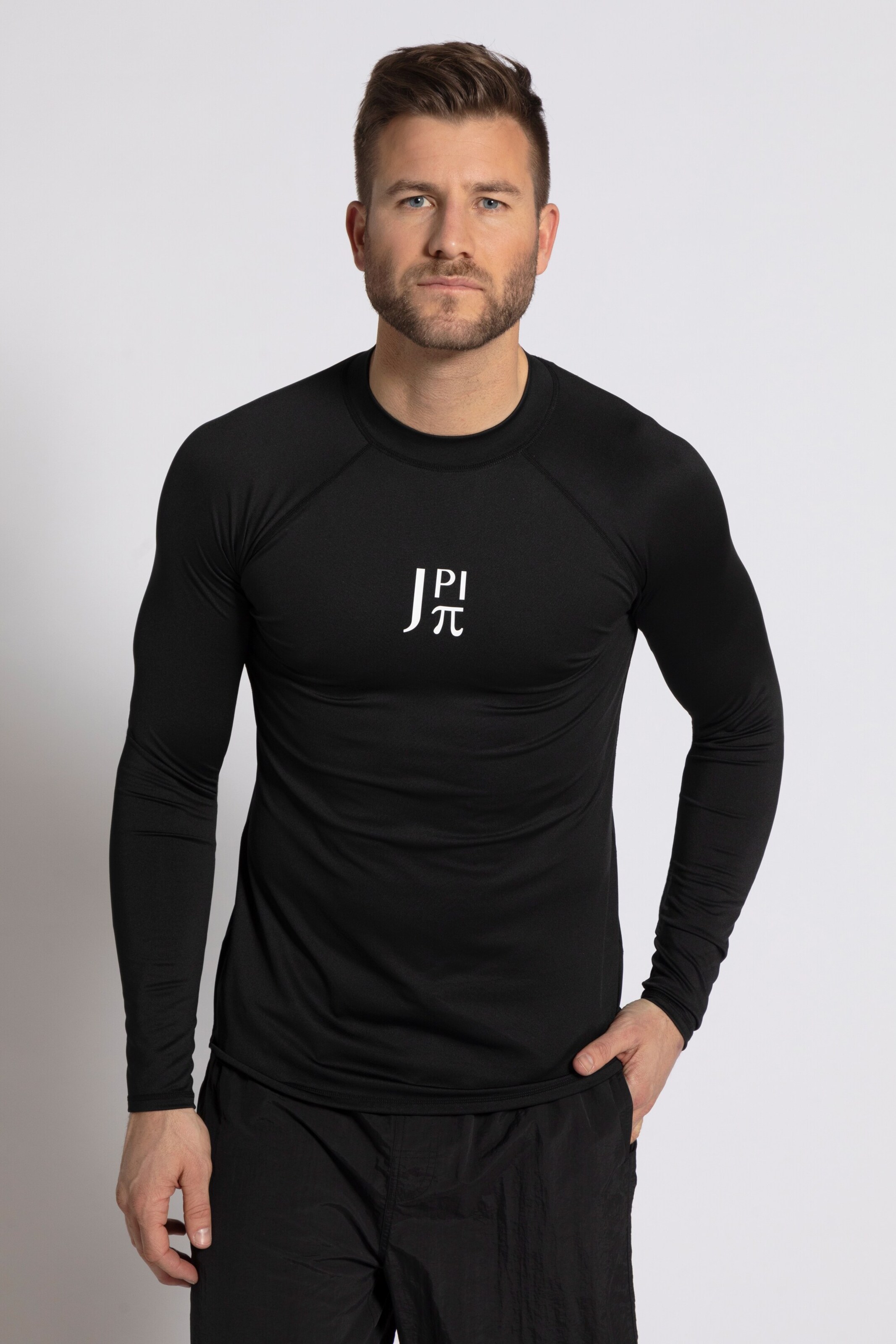 Männer Große Größen JP1880 Schwimmshirt in Schwarz - JU71480 Männer Große Größen JP1880 Schwimmshirt in Schwarz - JU71480