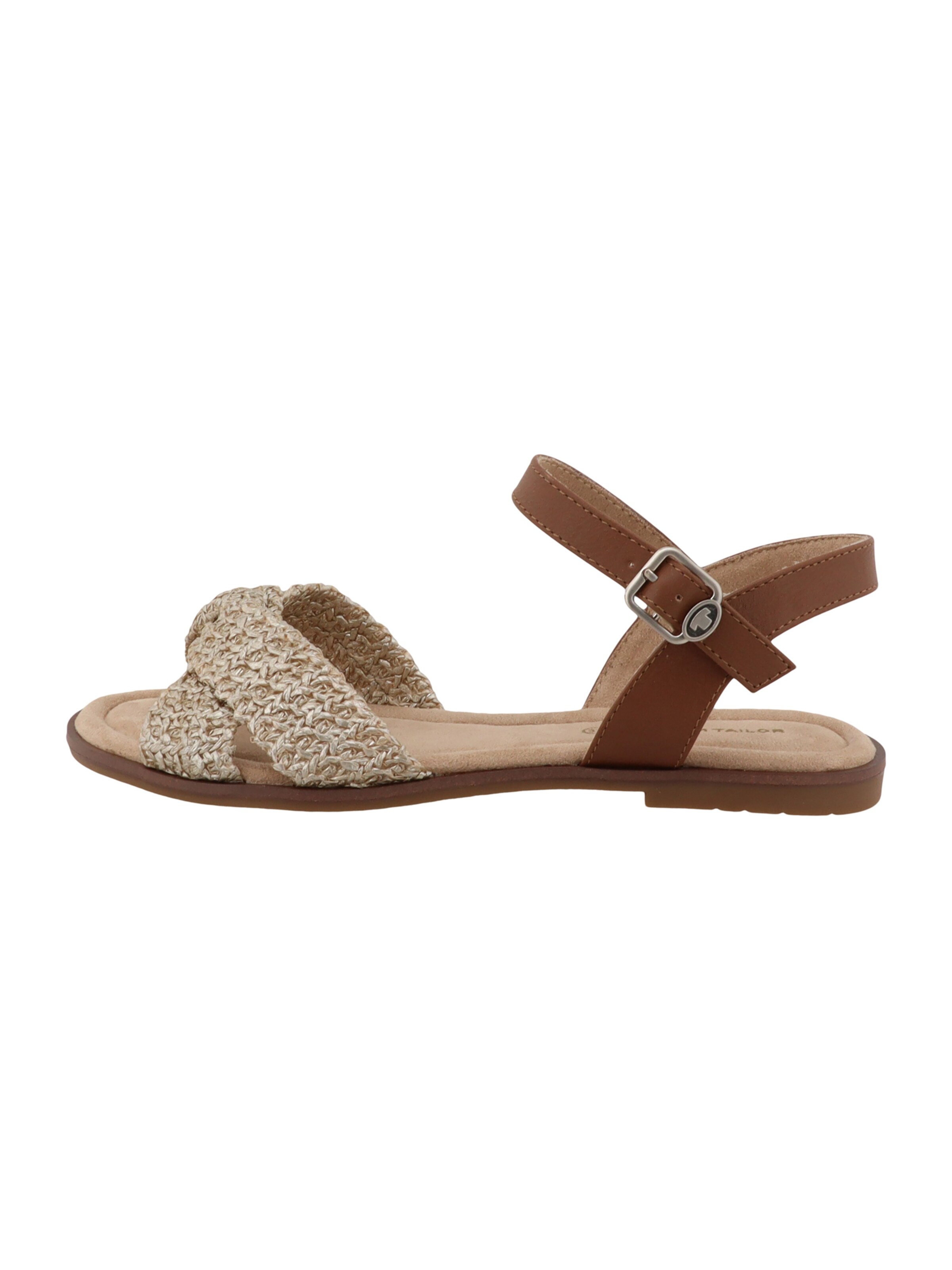 TOM TAILOR Sandalen met riem in Goud