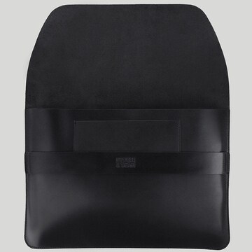 Buckle & Seam Backpack in Black