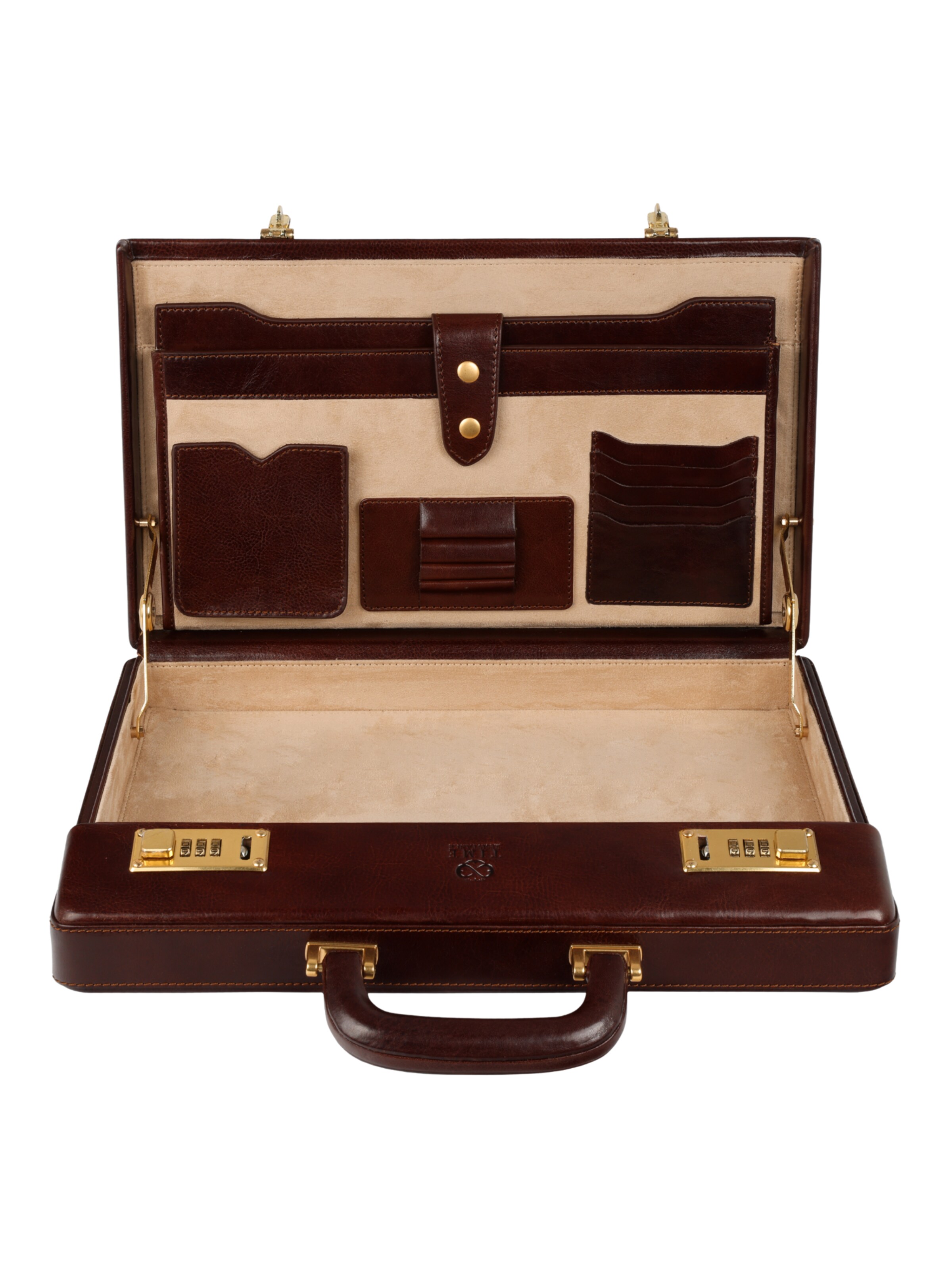 Time Resistance Briefcase 'Vendetta' in Brown