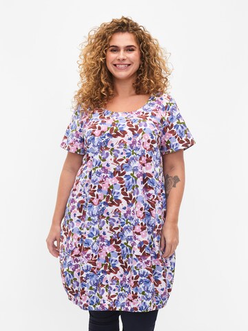 Zizzi Dress 'JEASY' in Mixed colours: front