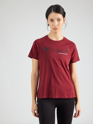 T-shirt fonctionnel 'Noni 2.0' Hummel en rouge : devant