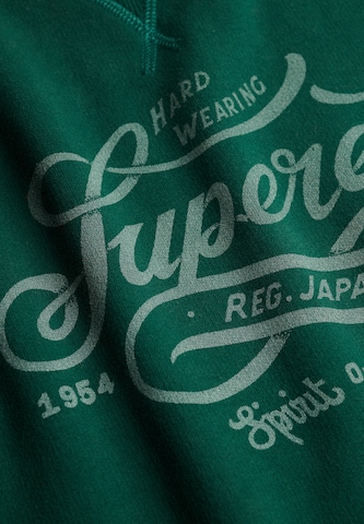 Sweat-shirt Superdry & Co en vert