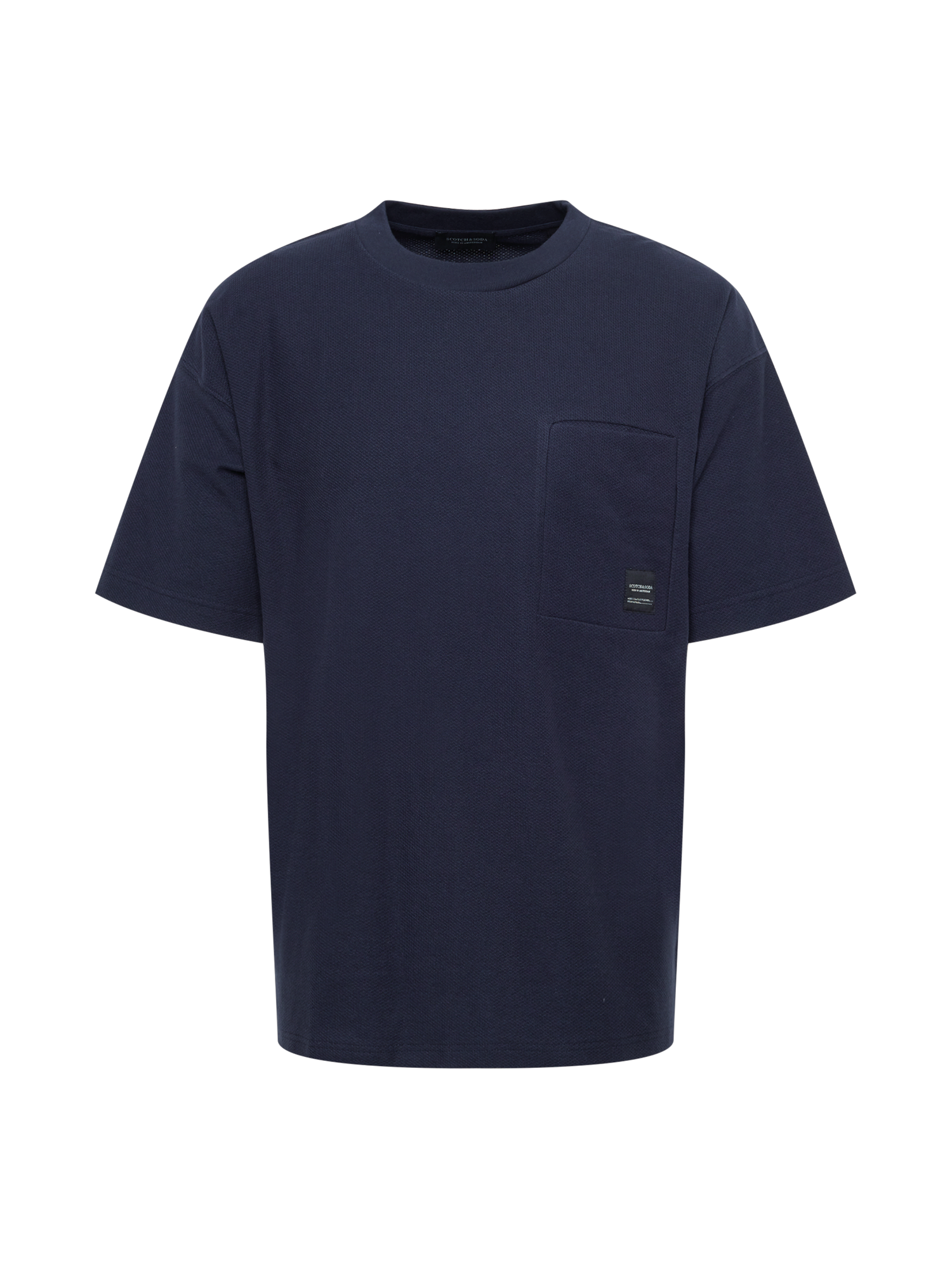PX66b Koszulki SCOTCH & SODA Koszulka w kolorze Granatowym 