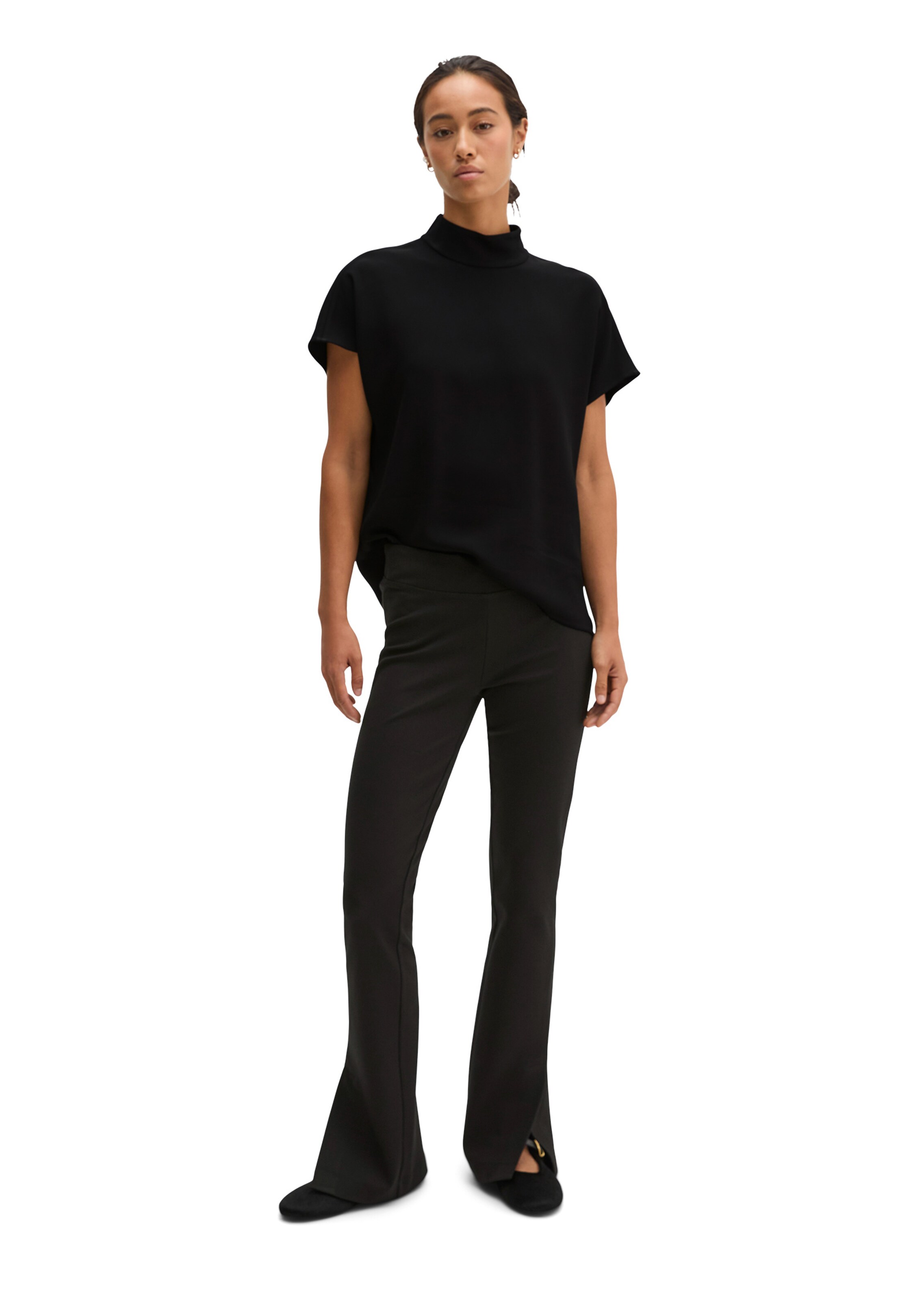 Marc O'Polo Slimfit Hose in Schwarz: Vorderseite