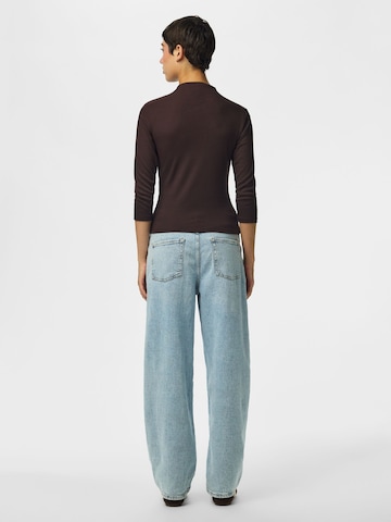 T-shirt 'ALLY ' PIECES en marron
