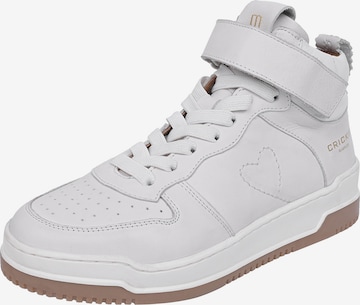 Crickit Sneakers hoog 'PEARL' in Wit: voorkant