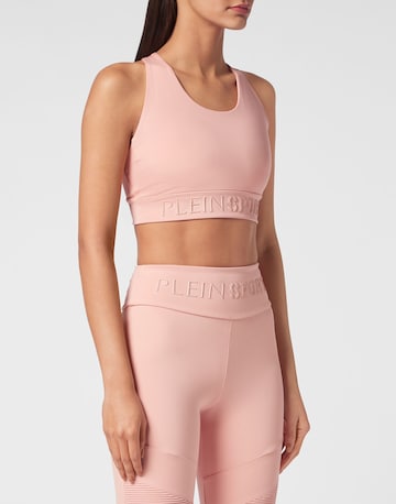 Plein Sport - Soutien Bustier Soutien de desporto em rosa