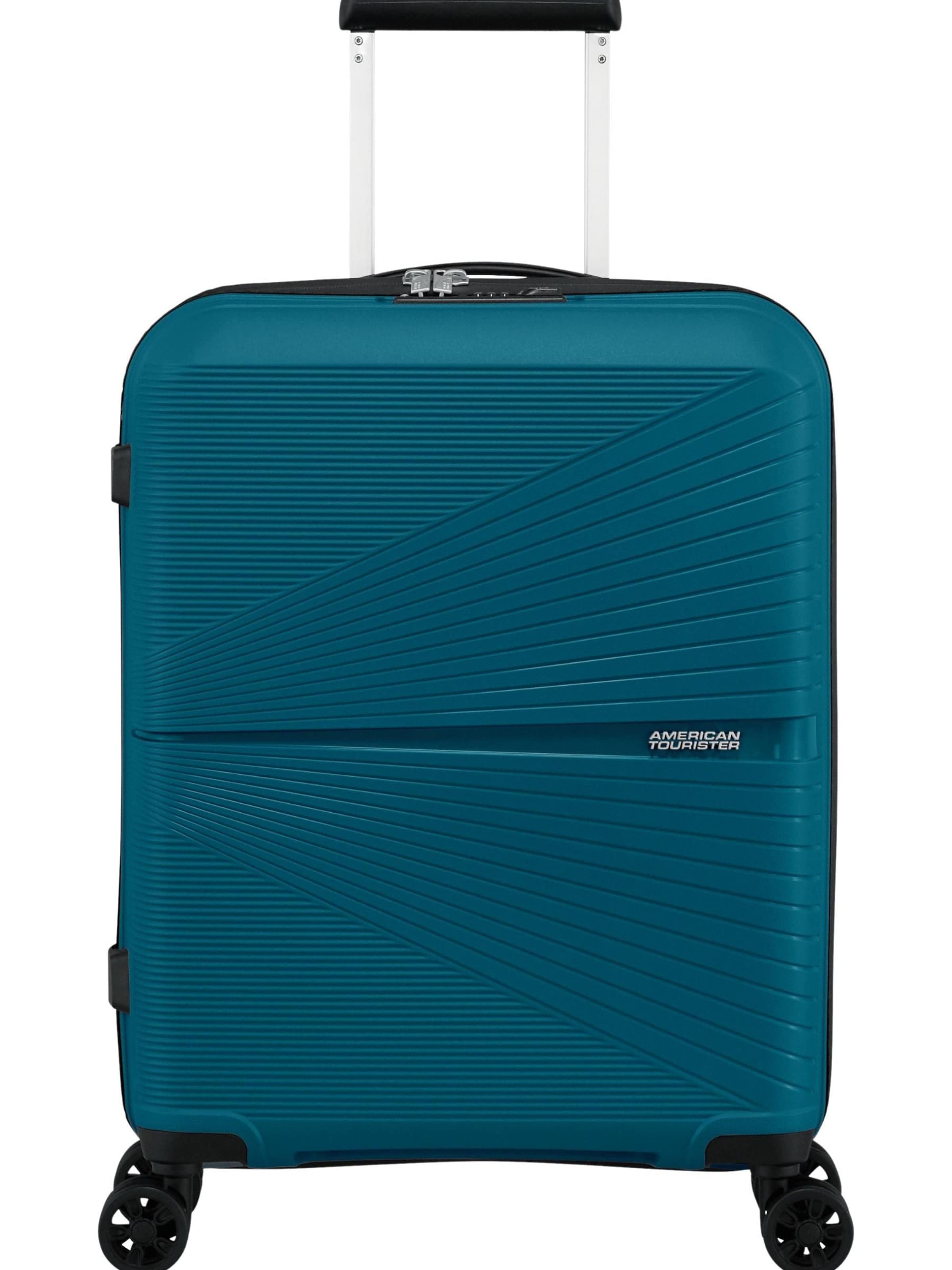 American Tourister Trolley 'AIRCONIC SPINNER 55/20 TSA' in Blauw: voorkant