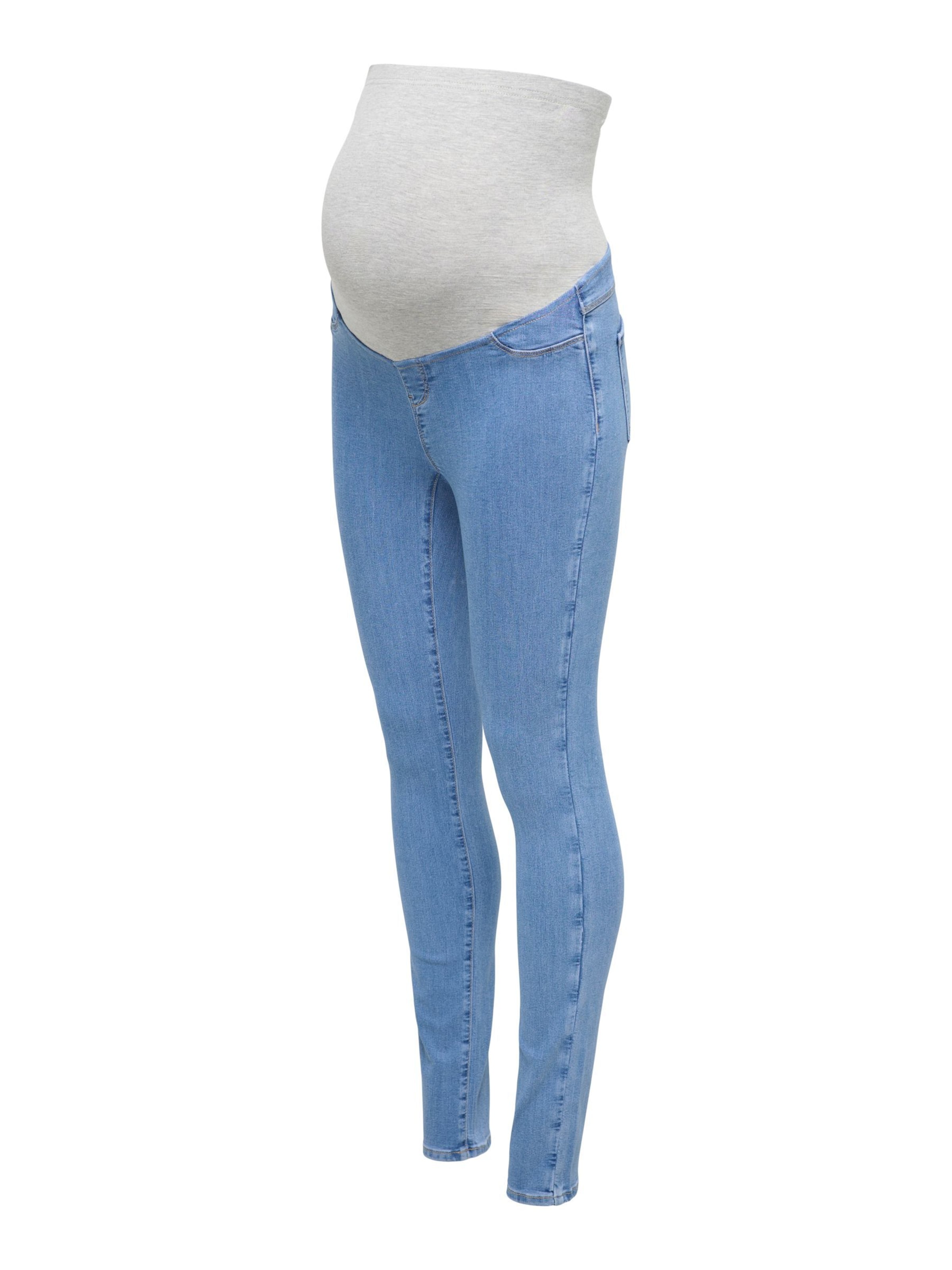 Only Maternity Regular Jeans 'OLMRain' in Blau: Vorderseite